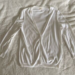 JCrew cardigan with crystal buttons
Elegant White Women's Sweater